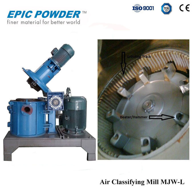 Máquina de trituração fina química do jato do ar do pó fácil na instalação e na manutenção